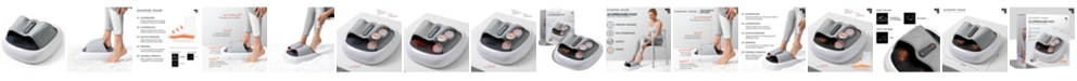 Sharper Image Acupoint Acupressure Foot Massager Machine with Acupressure, Heat, Compression, & Vibration 